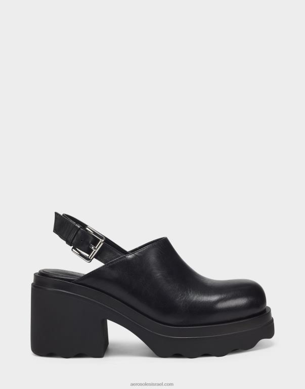 נשים Aerosoles עור שחור פרד 4JN62266