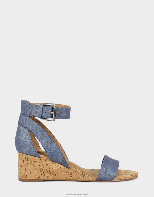 נשים Aerosoles סנדל טריז באמצע כחול 4JN62330
