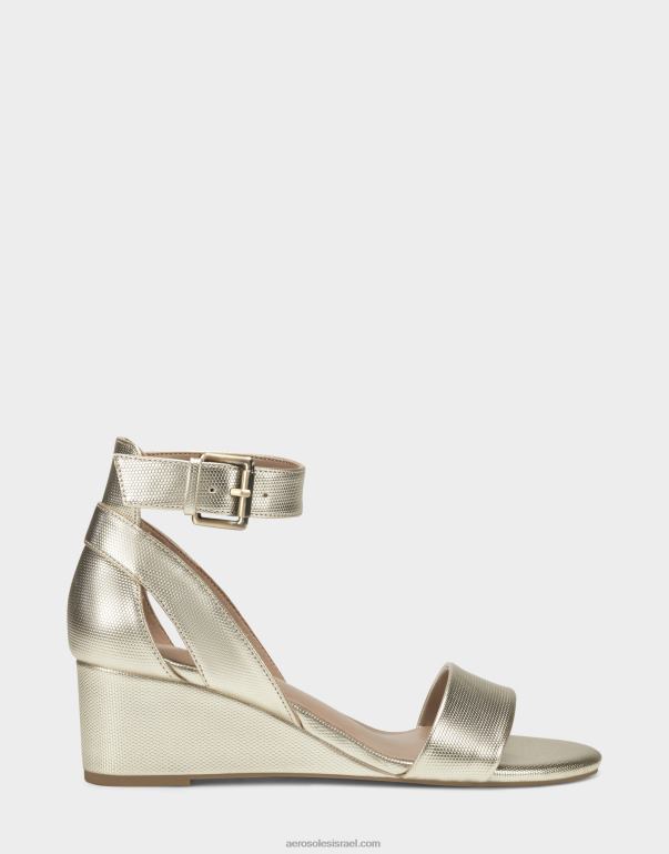 נשים Aerosoles סנדל טריז זהב מתכתי 4JN62333