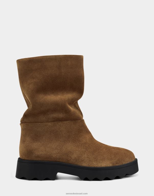 נשים Aerosoles מגף אמצע השוקית זמש בצבע חום 4JN624