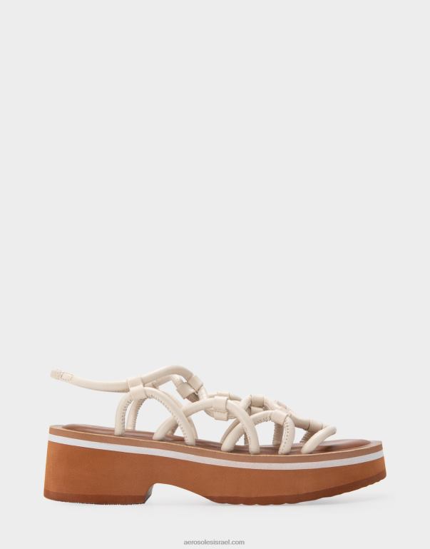 נשים Aerosoles סנדל עור לבן 4JN62402