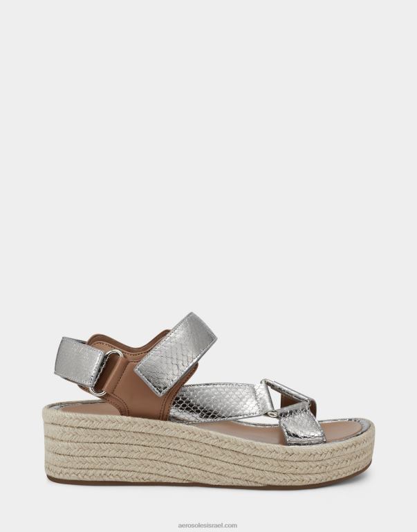 נשים Aerosoles סנדל כסוף מתכתי 4JN62403