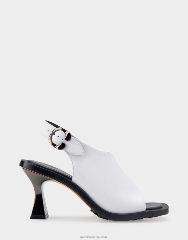 נשים Aerosoles סנדל עם עקבים מעור לבן 4JN62418