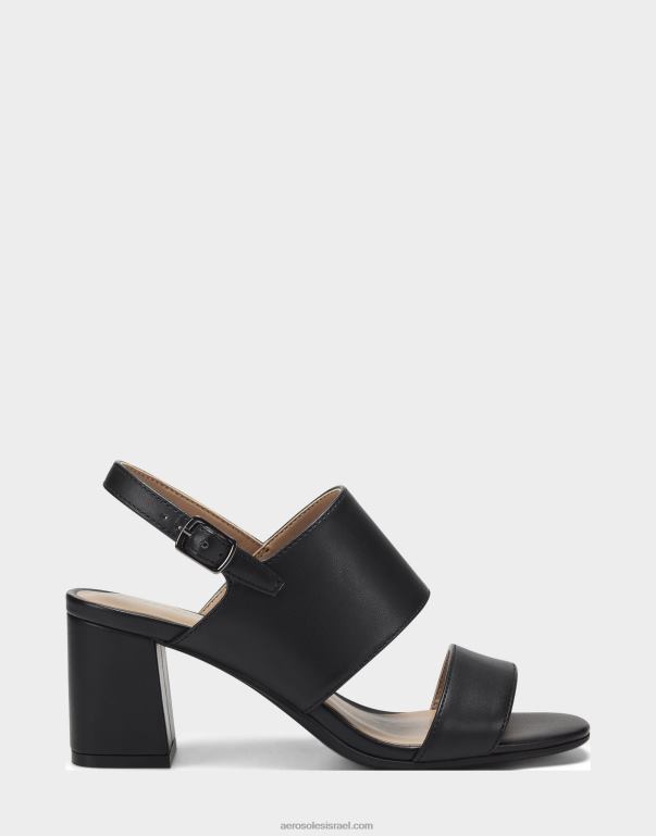 נשים Aerosoles סנדל עור מלאכותי שחור 4JN62428