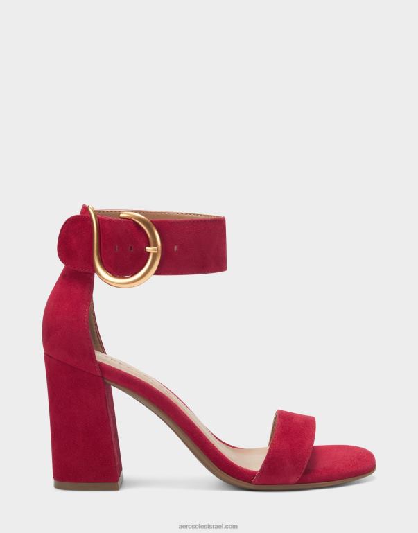 נשים Aerosoles סנדל אדום זמש 4JN62440