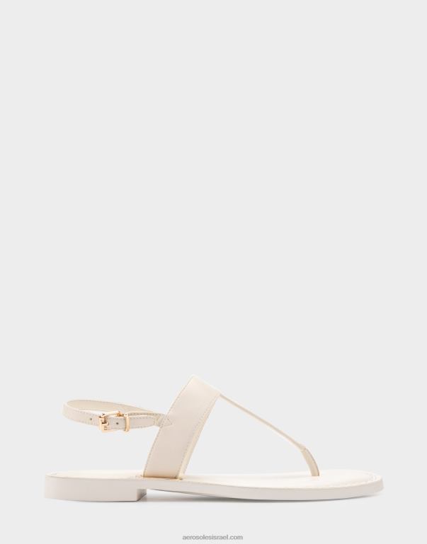 נשים Aerosoles סנדל שטוח מעור לבן 4JN62454