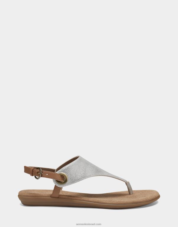 נשים Aerosoles סנדל כסוף מתכתי 4JN62478