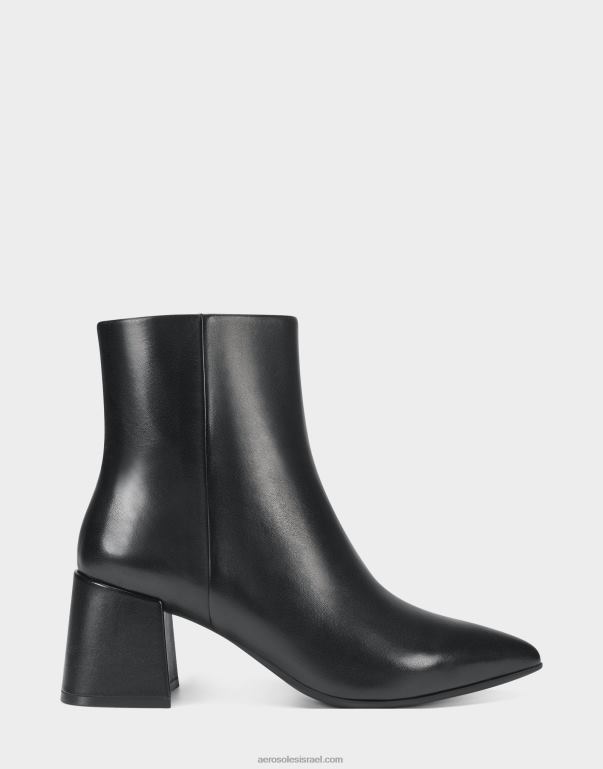 נשים Aerosoles מגפף עור שחור 4JN6250