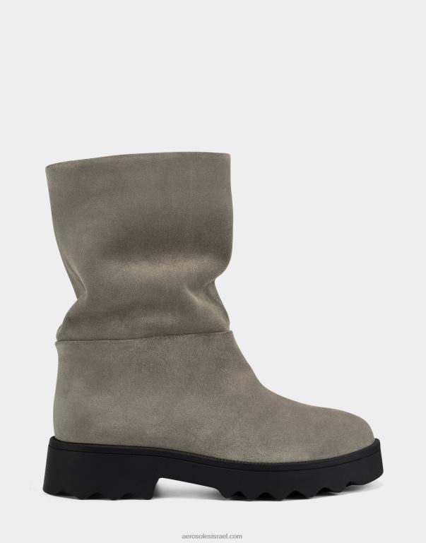 נשים Aerosoles מגף באמצע העגל זמש אפור 4JN626